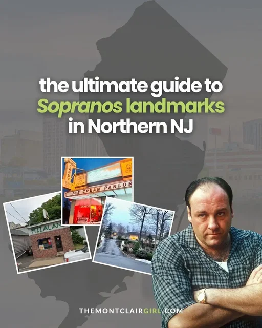 From Holsten’s in Bloomfield to the Bada Bing at Satin Dolls in Lodi, we’re resharing our guide to all the Sopranos landmarks worth visiting. Our advice? Hop in the car and take a Sopranos driving tour this weekend. Full guide at TheMontclairGirl.com.  #montclair #themontclairgirl #montclairnj #sopranos #sopranosnj 