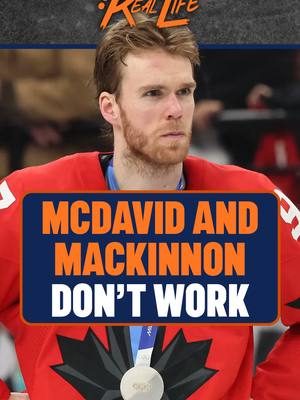 How come Connor McDavid and Nathan Mackinnon don't work well together on the same line?