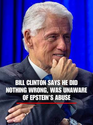 FOX NEWS REPORT: Former President Bill Clinton says he did nothing wrong and wasn't aware of Epstein's abuse, Bill Melugin reports.