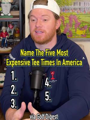 The Five MOST EXPENSIVE Tee Times In America! @Will Irwin 