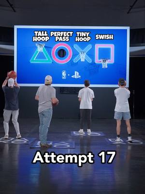 4 IN A ROW 😤🏀 @PlayStation #ad #dudeperfect #basketball #trickshot 