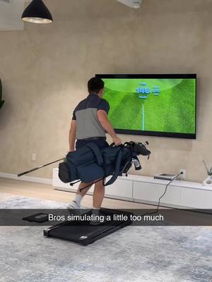 Bro is wayyyy to excited for golf to be back 😅
