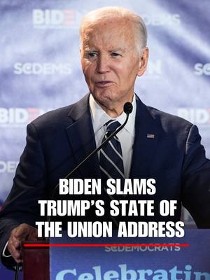 FORMER PRESIDENT BIDEN: “By the way did you see Trump give the State of Union….is he still talking?” “I don't know. But folks, it's unbelievable. The guy talks for almost two hours, but never mentions the anniversary of Putin invading Ukraine. Never once.” “I spent a lot of time in Ukraine and I've met with Putin more than any other world leader has. Incredible bravery of those people. Imagine how they feel, wondering, are we leaving them? We're walking away. He doesn't apologize.”