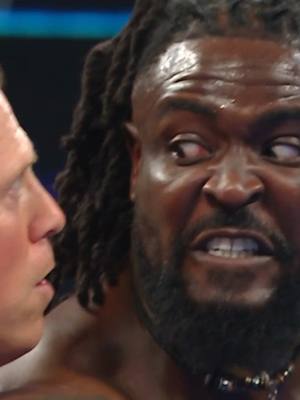 at this moment, he knew he messed up 👀 #WWE #ObaFemi #TheMiz