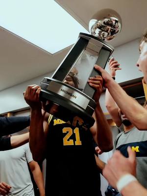BIG TEN CHAMPS! #goblue #michigan #basketball #bigten #champions