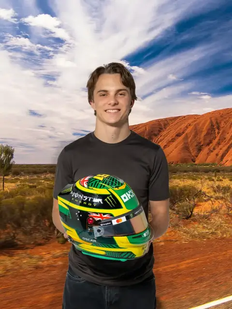 Oops. Here’s the helmet that you’ve already seen during an exclusive photoshoot, definitely shot in Australia.