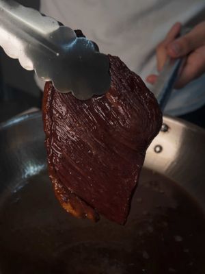 Why I don’t season my steaks… #food #delicious #steak #foodhacks #cooking