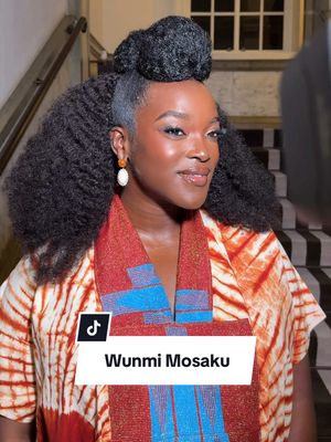 W U N M I M O S A K U • @wunmimosaku for the Chanel & Charles Finch Pre Bafta Party.  Hair by me Makeup @Joy Adenuga  Styling @shameelahhicks Wunmi wears her own line @iyadebywunmi  #dionnesmith #wunmimosaku #bafta #sinners