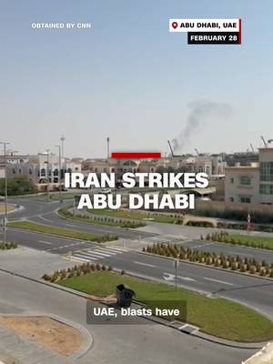 Video captures smoke rising from buildings in Abu Dhabi after the UAE Ministry of Defense said it had intercepted a "blatant attack involving Iranian ballistic missiles." CNN's Paula Hancocks reports.