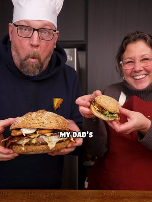 Mom vs Dad Burger competition! who do you think won?