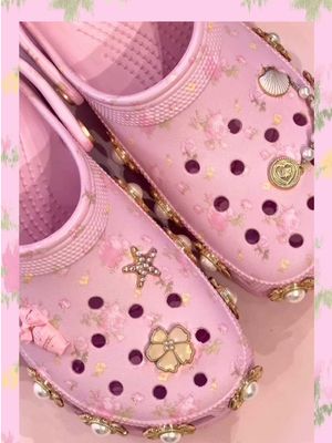 Loveshackfancy X Crocs🐊🩷🎀 MORE BOWS. MORE HEARTS. MORE JIBBITZ CHARMS. MORE YOU. Collect them all launching March 5th👀 #loveshackfancy #crocs #loveshackfancycrocs #shoes 