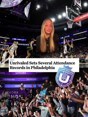 In just Year 2, Unrivaled the 3-on-3 league co-founded by Napheesa Collier and Breanna Stewart has set the attendance record for a regular season women's basketball game. Now they are taking the league semifinals to Brooklyn. Season 1 proved the players would show up. Season 2 proved the fans would show up. Has Unrivaled surpassed your expectations? Presented by @ally  Ally Bank, Member FDIC.#greenscreen 