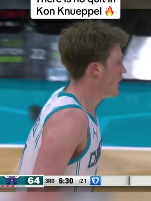 Kon Knueppel doing the little things 💯 #NBA #hornets