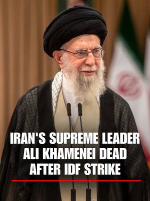 BREAKING: Iran’s Supreme Leader Ayatollah Ali Khamenei confirmed dead, Trey Yingst reports.