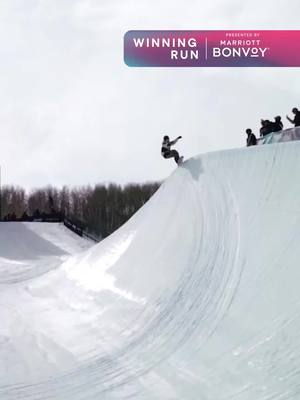 RYUSEI YAMADA WINS THE SNOW LEAGUE EVENT THREE. Winning Runs Presented by @marriottbonvoy #TheSnowLeague #snowboarding #halfpipe #RyuseiYamada