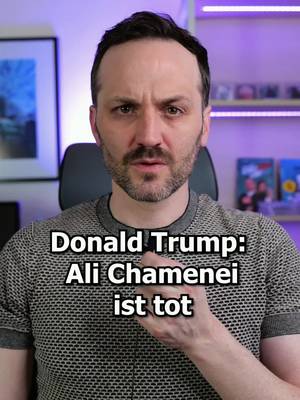 Trump: Ali Chamenei ist tot. #iran #krieg #nachrichten 
