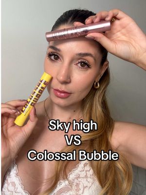 Sky high VS Colossal Bubble, cuál es mejor?  #skyhigh #colossalbubble #maquillaje #makeup #reseña 