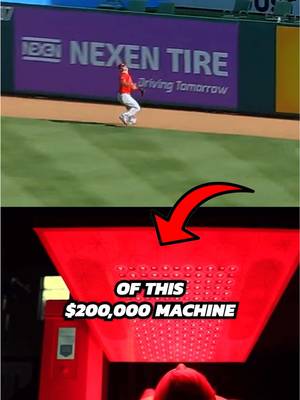 This machine might have brought back prime Mike Trout!? 🤯 #MLB #baseball #majorleaguebaseball #sports 