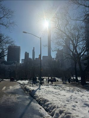 Unfortunately started overheating 5 minutes into my run ☀️❄️🥹 #nyc #centralpark #nycrunning #nyclife #runtok 