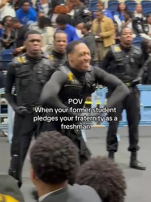 Proud of this guy, RJ, for holding it down at his Alpha probate 🤙🏿🔥  🎥: dr_rawpoints4life #hbcu #alphaphialpha #ncat 