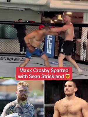 Respect to Maxx Crosby for getting in the octagon with Strickland 🤯 (Via: happypunch/X, fxzan_mma_/X) #maxxcrosby #seanstrickland #mma #nfl 