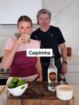Serving up Katherine’s and Anthony Bourdain’s favourite cocktail: the Caipirinha. 🍹 Ingredients: 2 tbsp white sugar 1 whole lime, cut into wedges 2 oz Cachaça ½ cup of ice cubes Directions: 1. Add white sugar to a rocks glass. 2. Add lime wedges and muddle until the sugar is dissolved. 3. Pour in the Cachaça, top off with ice and stir to combine. . . . #caipirinha #anthonybourdain #cocktail #cocktailrecipe #Recipe 