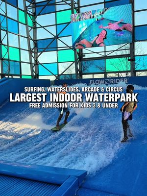 Largest Indoor Waterpark near Dallas 🛝🌊🏄🏾‍♀️ If you’re looking for the perfect Spring Break destination, the largest indoor waterpark just minutes outside of Dallas. Epic Waters Indoor Waterpark is giving two experiences for the price of one with full waterpark access plus the NEW Epic Circus. Make sure you buy your tickets in advance, because Spring Break time slots can sell out. Here’s What They Offer: 🛝 12 Waterslides 🌊 Indoor Lazy River 🏄🏾‍♀️ FlowRider Surfing Simulator 🎮 Gaming Arcade 🐥Character Appearances ⛺️ Cabana Rentals 🤹‍♀️ Epic Circus Spectacular Add this to your list of things to do in Dallas. Perfect for Spring Break or a family day with the kids. Would you try it? 📍 @EpicWatersGP 2970 Epic Place Grand Prairie, TX  #EpicWaters #DallasWaterpark #ThingsToDoInDallas #DallasInfluencer #DallasContentCreator 