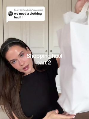 Replying to @ihasdelulu  shopping haul pt 2 🤍🤍🪽