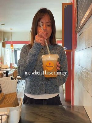 Rather be broke with a bucket from @Flamingos Coffee Bar 🦩🪣☕️