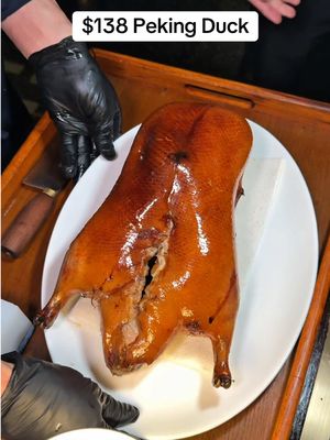 Mott 32's Limitless Brunch for $68 is a delicious affair with an excellent array of ayce dim sum dishes and more. I also love that you can enjoy their amazing signature Apple Wood Roasted 42-Day Peking Duck for $138!  The catch: You can’t just walk in and order it. You have to reserve the duck at least 24 to 48 hours before your dinner. Honestly, since they only make around 50 per day, you should book it the second you make your table reservation. For another $22, they’ll take the leftover meat and turn it into a second dish, like lettuce wraps or a spicy stir-fry. Totally worth it if you’re with a group.