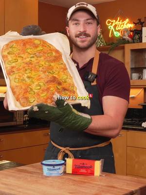 Jalapeño Popper Focaccia w/ @Tillamook  #TillamookPartner 