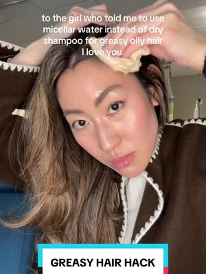 save this for next time when your hair is greasy af but you have two minutes and zero time to shower and no this does not replace your shampoo ##oilyskin##HairCareTips
