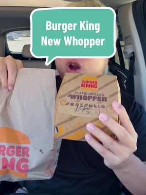 Trying Burger King’s New Revamped Whopper for a Food Review! How does it taste? #burgerking #fastfood #mukbang #foodreview #foodcritic 
