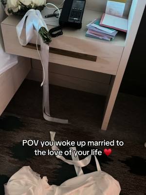 Waking up married 💍 #wakingupmarried #married #husband #christian #wedding 