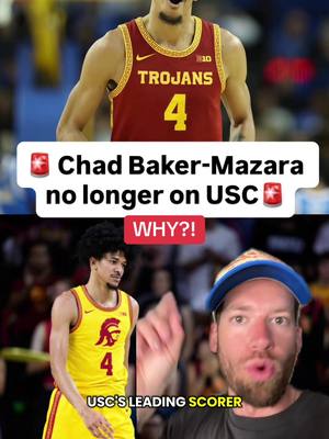 Chad Baker-Mazara is no longer with USC, ending a long wild career #collegebasketball #collegehoops #chadbakermazara #usctrojans #MarchMadness 