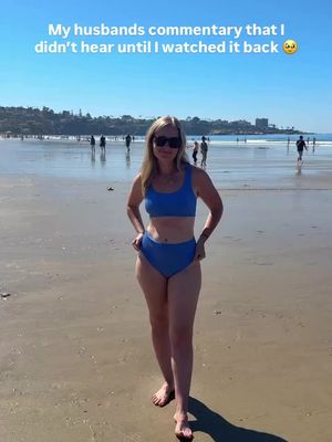 Was having a bit of a bad body image day because I’m human (and also my cycle lol), and my husband was filming for me to use for a later reel… when I watched the video back later, this is what I heard 🥹💖 You deserve a hype squad. And whether it’s a good or bad body image day, wear the suit. 😘