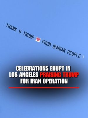 HIGH PRAISE: Large crowds were seen dancing in the streets of Los Angeles to President Trump’s signature “YMCA” in celebration of the military operations that killed Iranian Supreme Leader Ayatollah Ali Khamenei. | Matt Finn