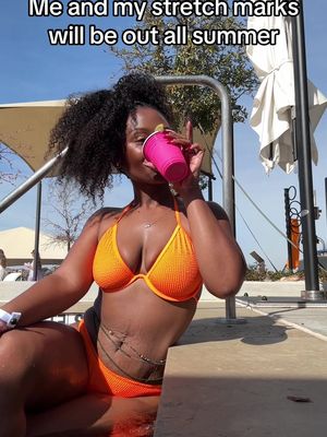 This girl told me I was so brave to wear a bikini. I was like “aww, why?” She said because of your stretch marks. I had to think for a moment because I forgot I even had them. I have stretch marks and lose skin but I also have the ability to move, and see, and feel, and a personality. I have so many amazing features that I’m not going to let some lil stretch marks get in the way of how I feel about myself or in the way of my life experience. I spent my 20’s sad and covered up. I’m 30, sweetie I don’t care! My shirt will be OFF. I carried a whole life inside of me. And his little life is amazing. I’m proud of him and my body for carrying him. Can’t nobody make me feel a way about that. I’m amazing. I can’t be convinced otherwise.😌 #dallascreator #dallasinfluencer #stretchmarks #GlowUp #thirtyflirtyandthriving 