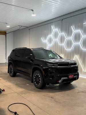 Freshly coated black 😍 #ceramiccoating #detailing #fyp #gm #traverse 