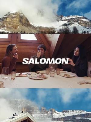 @Anselmo_prestini1995 and Francesca Marsaglia sharing their love for the mountain #ShapersInMotion #Salomon 
