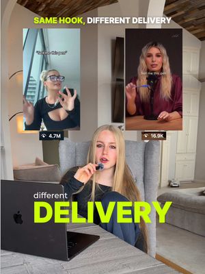 Same Hook, Different Delivery. 