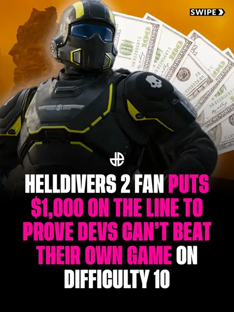 A bold Helldivers 2 fan has thrown down a challenge to developer Arrowhead Game Studios, offering $1,000 if the devs can beat the game’s toughest setting, Difficulty 10, Super Helldive, under current conditions. The wager demands four developers complete a full operation on Oshaune, finishing all objectives across three missions without tweaks or privileges. The point isn’t to embarrass the studio, but to highlight ongoing balance frustrations within the community. Players argue that Difficulty 10 has crossed from “brutal” into “unfair,” and want proof that the mode is realistically beatable. If Arrowhead succeeds, it reassures fans the balance is intentional; if they fail, it validates weeks of complaints. Either way, the stunt shines a spotlight on Helldivers 2’s roller‑coaster balance history, and ensures that even in defeat, a charity benefits from the wager. 📝: U/Key_Complex_150 #helldiver #helldivers #helldivers2gameplay 