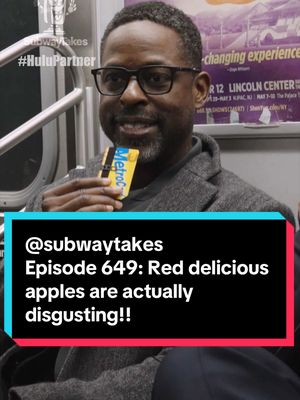 Episode 649: Red delicious apples are actually disgusting!! @Sterling K. Brown   Watch Season 2 of @Paradise on Hulu  #sterlingkbrown #paradisehulu 