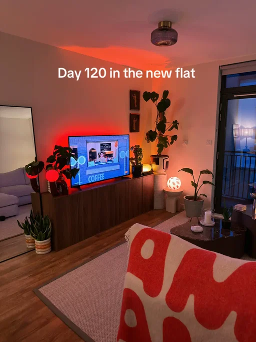 an individual post for the ikea fado lamp  what lamp should I buy next?  #ikea #fadolamp #homedecor #flatinspo #boygirlflat 