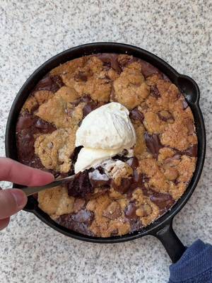 skillet brookie 🍪🍫