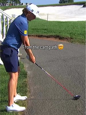 How does he keep doing this?! 🤯⛳️ #golf #livgolf 