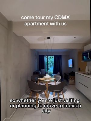 When “should I move to Mexico City?” turns into “i am so happy i  live here” 🇲🇽🙏🏻❤️ Welcome to my home in Mexico City! ✨ Bright + open, a dreamy kitchen, perfect location in Condesa… plus a gym, sauna, rooftop views, daily cleaning, and complimentary coffee every morning ☕️🫶🏻 I couldn’t ask for anything more. @parkcondesa  I filmed a full apartment tour in my new YouTube video (linked in bio!) and more. check it out if you’re curious what life in CDMX looks like :) commet or DM me if you want a discount code for your stay at any @capitalia.co across Mexico City !!  #mexicocity #cdmxlife #condesa #condesadf #expatlife 