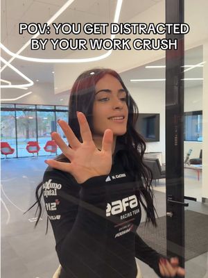 POV: You get distracted by your work crush  #fyp #RAFARacing #workcrush #racing #supercar @Maite Cáceres 