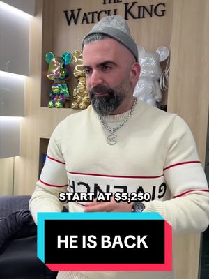 HE CAME BACK FOR MORE 🙈🙈🥶🥶 #watch #watchcollector #jewelry #watchmania #viral