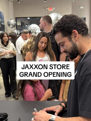 The JAXXON Store grand opening was a movie! 🍿  The meet and greet line was wrapped around the building. What a sight to see. Thank you all who made it out!  #jaxxon #jewelry #grandopening #meetandgreet #cubanlink 